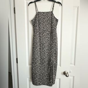 Zara Leopard Print Midi Dress